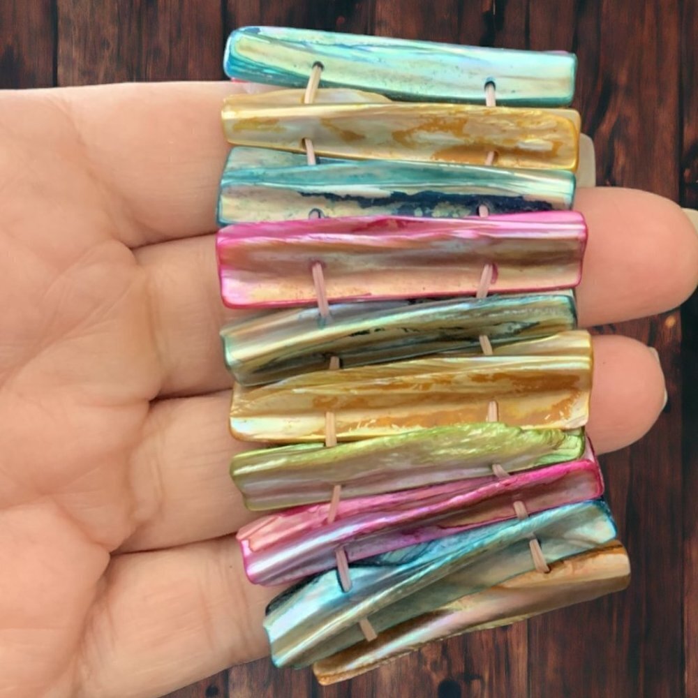 Hilo Hatties Shell Necklace & Multi Color Abalone… - image 6